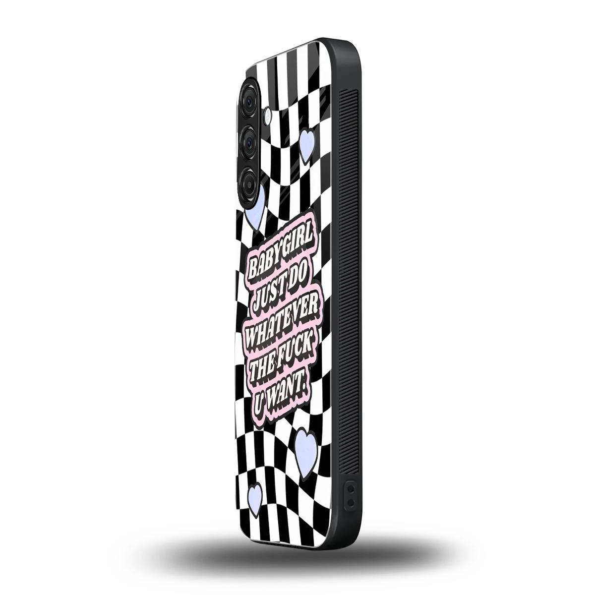 Babygirl samsung galaxy a55 5g mobile cover | shockproof glass phone case