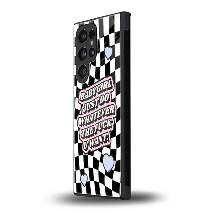 Babygirl samsung galaxy s23 ultra mobile cover | shockproof glass phone case