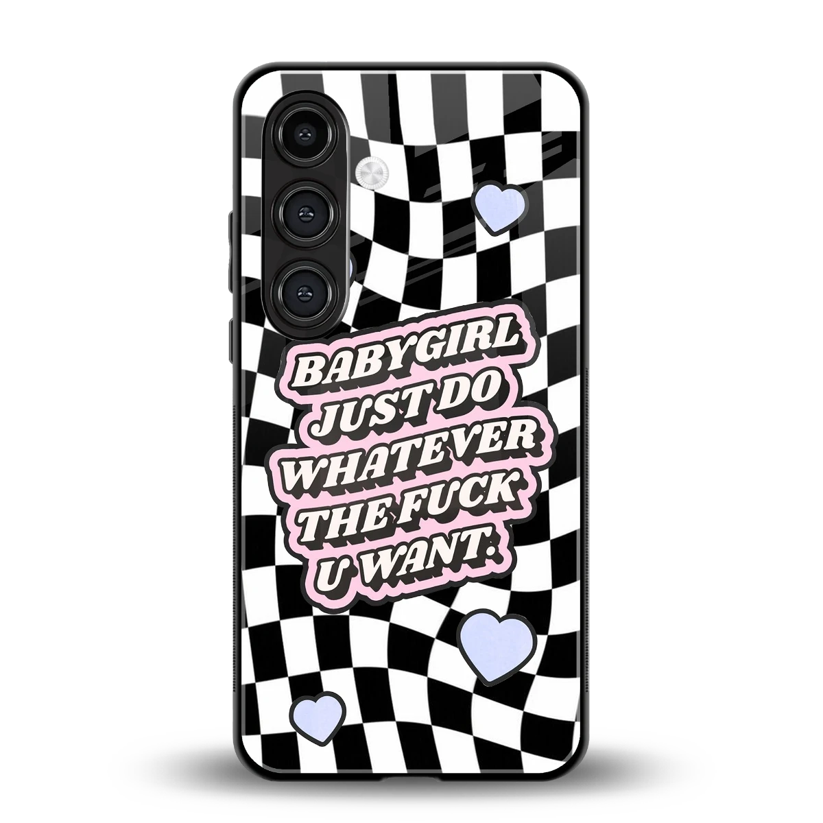 Babygirl back phone cover | glass case for samsung galaxy s24