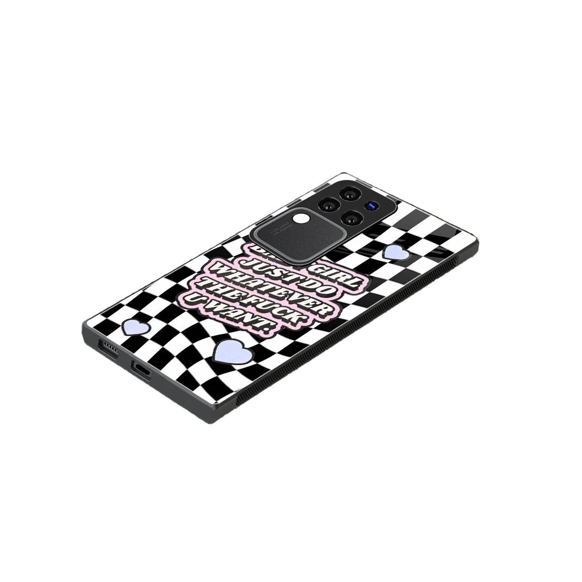 Babygirl stylish phone case forvivo v30 pro | glossy glass and slim fit