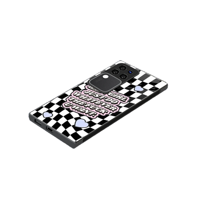 Babygirl stylish phone case forvivo v30 pro | glossy glass and slim fit