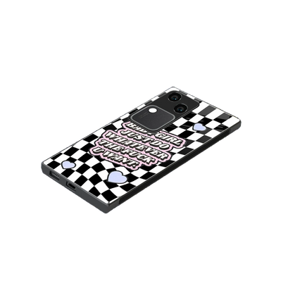 Babygirl stylish phone case for vivo v30 | glossy glass and slim fit