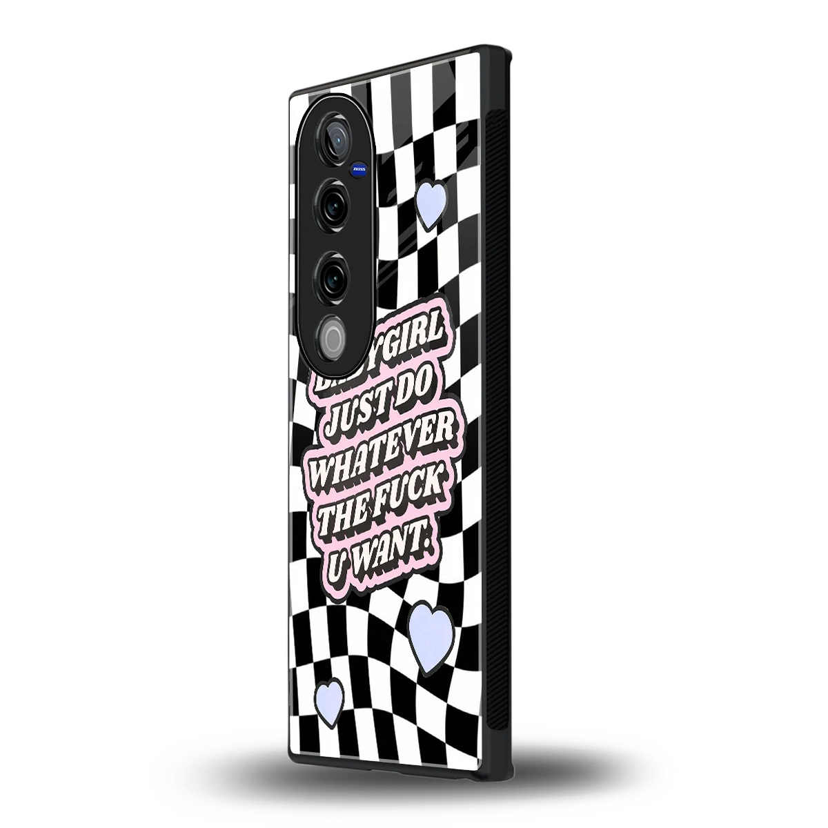 Babygirl vivo v40 pro mobile cover | shockproof glass phone case