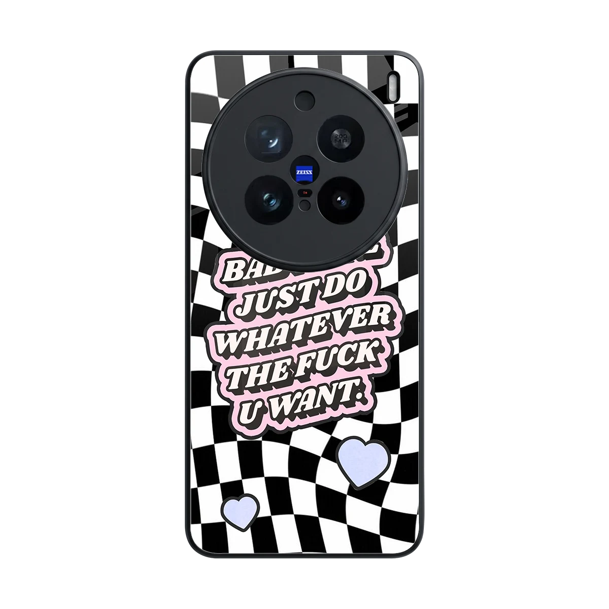 Babygirl back phone cover | glass case for vivo x200 pro