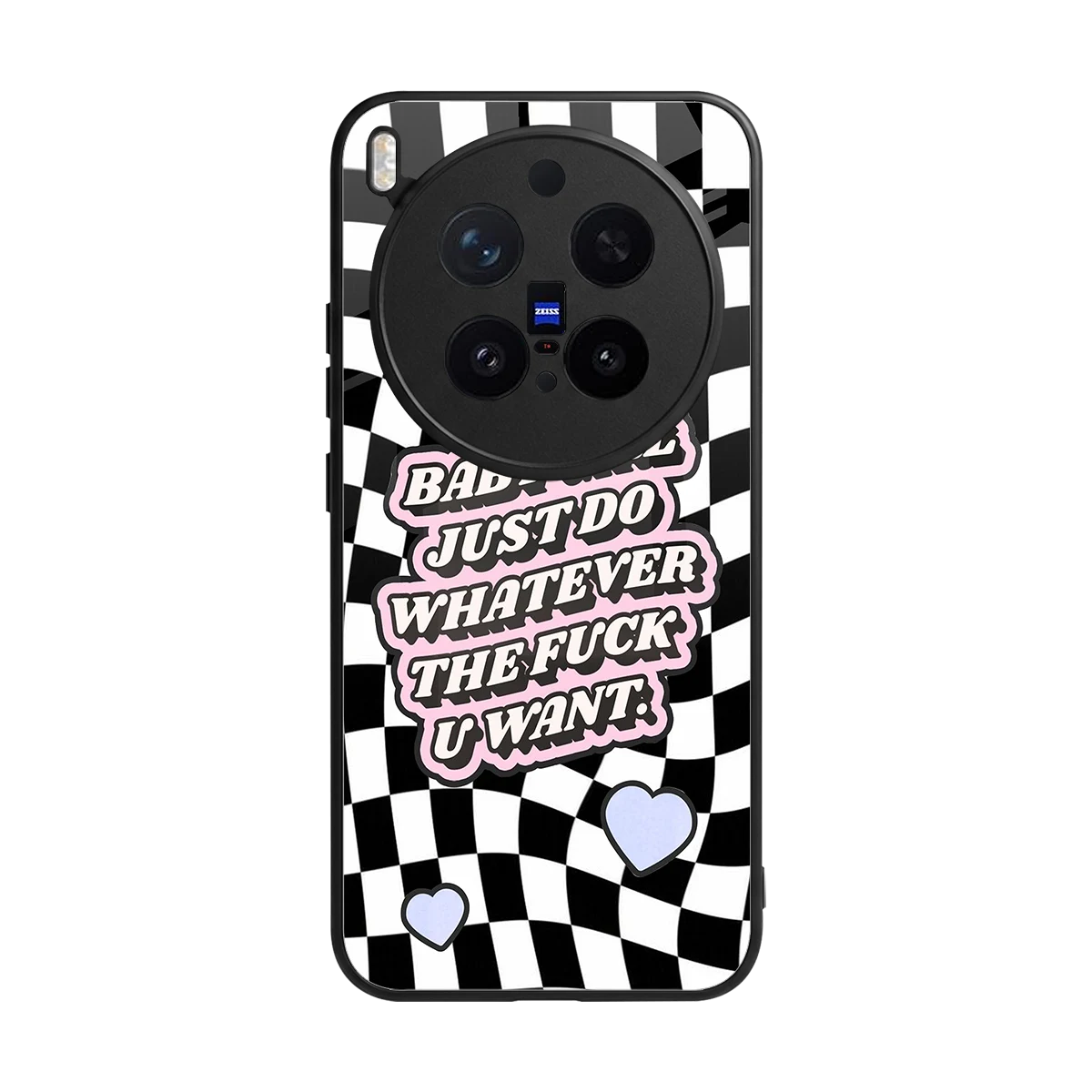 Babygirl back phone cover | glass case for vivo x300 pro
