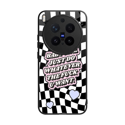 Babygirl back phone cover | glass case for vivo x300 pro