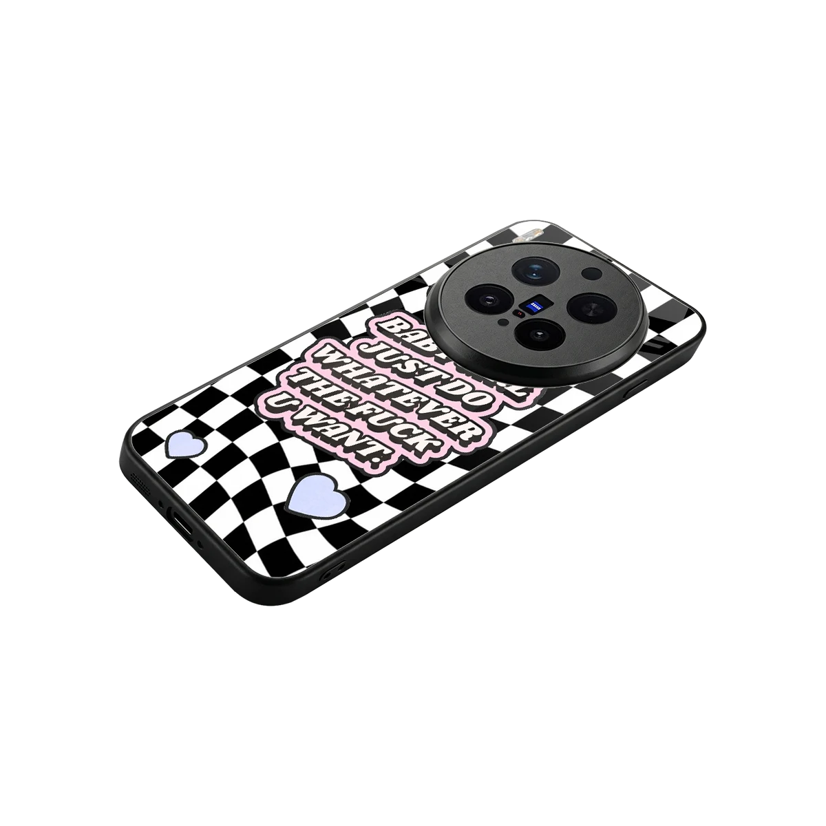 Babygirl stylish phone case for vivo x300 pro | glossy glass and slim fit