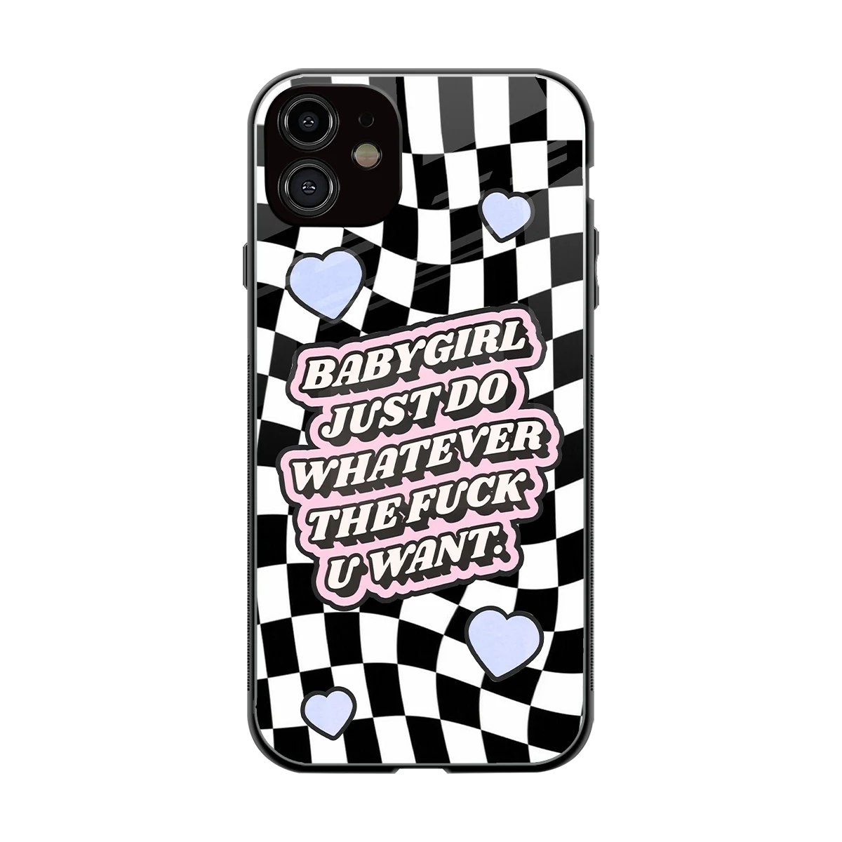 Babygirl back phone cover | glass case for iphone 11