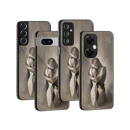Stylish Glass Back Case for All Smartphones iPhone, Samsung, OnePlus, Pixel, Redmi, Oppo, Vivo, Motorola