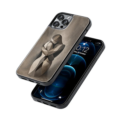 Protective Glass Back Phone Case Compatible with iPhone, Samsung, OnePlus, Pixel & More