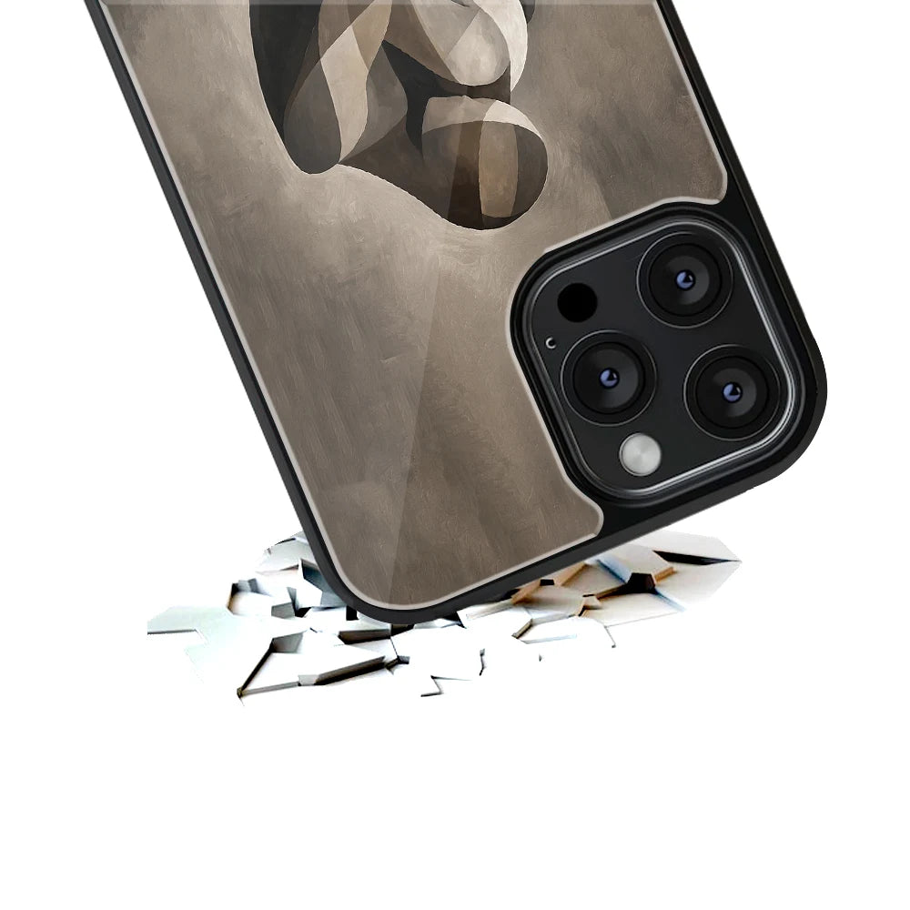 Durable Glass Back Mobile Case for iPhone, Samsung, OnePlus, Google Pixel, Redmi, Vivo, Oppo