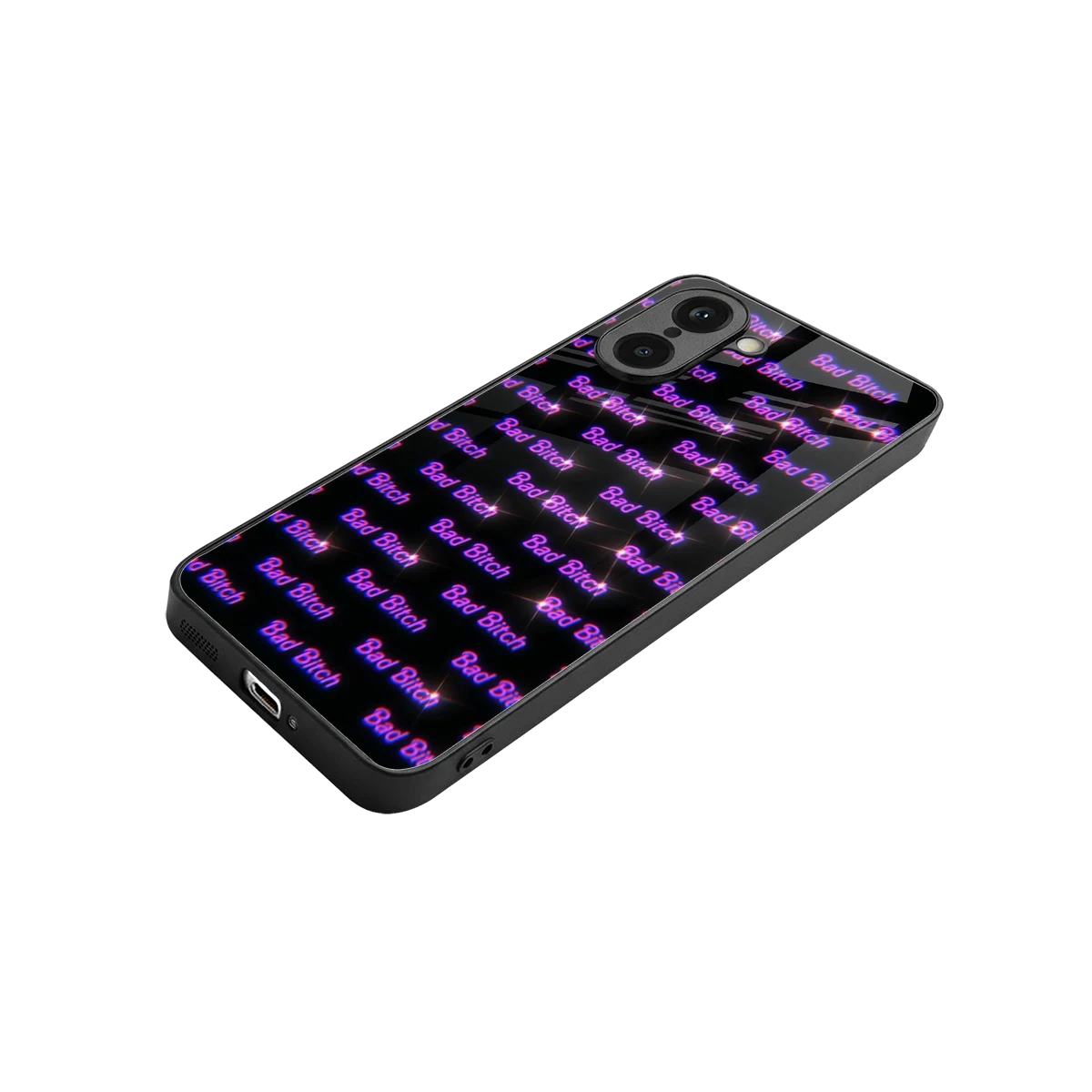 Bad Bitch stylish phone case for oneplus nord ce5 5g | glossy glass and slim fit