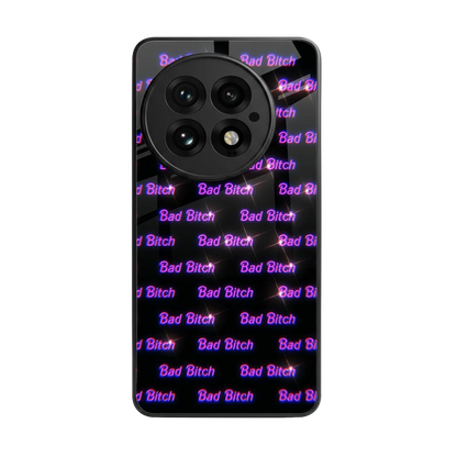 Bad Bitch back phone cover | glass case for oneplus 13