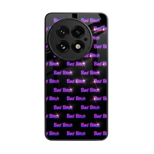 Bad Bitch back phone cover | glass case for oneplus 13