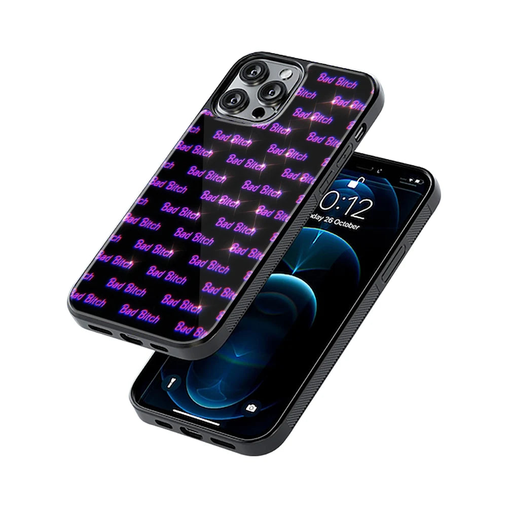 Protective Glass Back Phone Case Compatible with iPhone, Samsung, OnePlus, Pixel & More