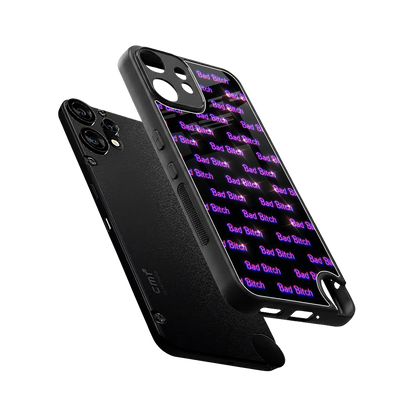 Bad Bitch sleek cmf nothing phone 2 pro cover with tempered glass back and TPU edges