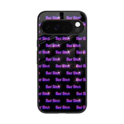 Bad Bitch back phone cover | glass case for google pixel 10 pro xl