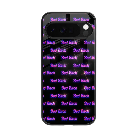 Bad Bitch back phone cover | glass case for google pixel 10 pro xl