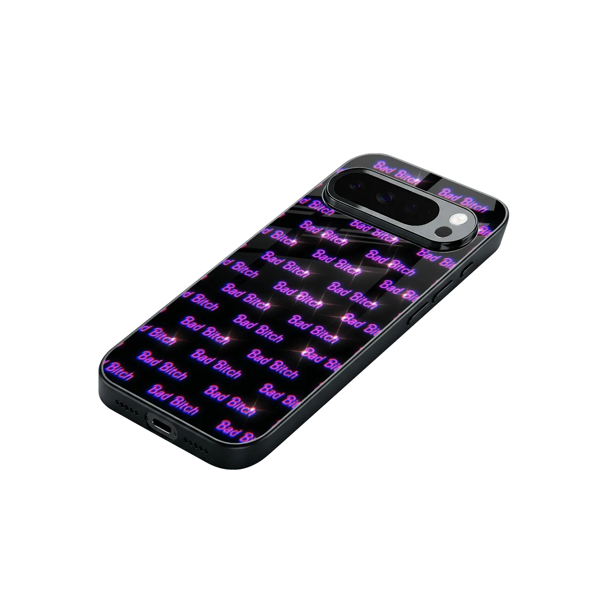 Bad Bitch stylish phone case for google pixel 10 pro xl | glossy glass and slim fit