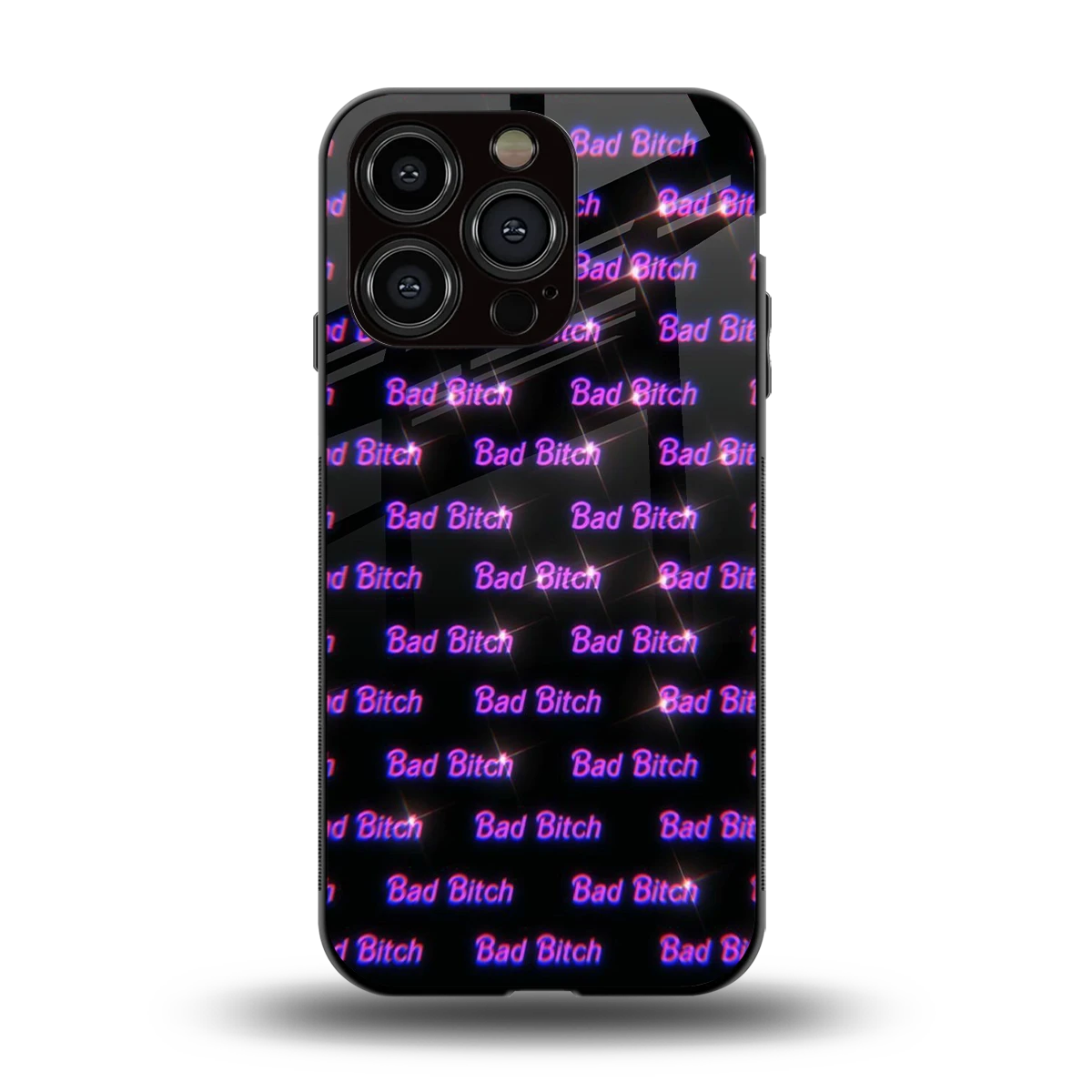 Bad Bitch back phone cover | glass case for iphone 13 pro