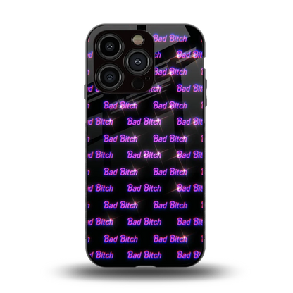 Bad Bitch back phone cover | glass case for iphone 13 pro
