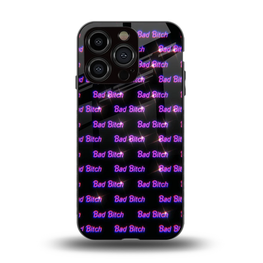 Bad Bitch back phone cover | glass case for iphone 13 pro