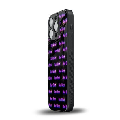 Bad Bitch iphone 13 pro mobile cover | shockproof glass phone case