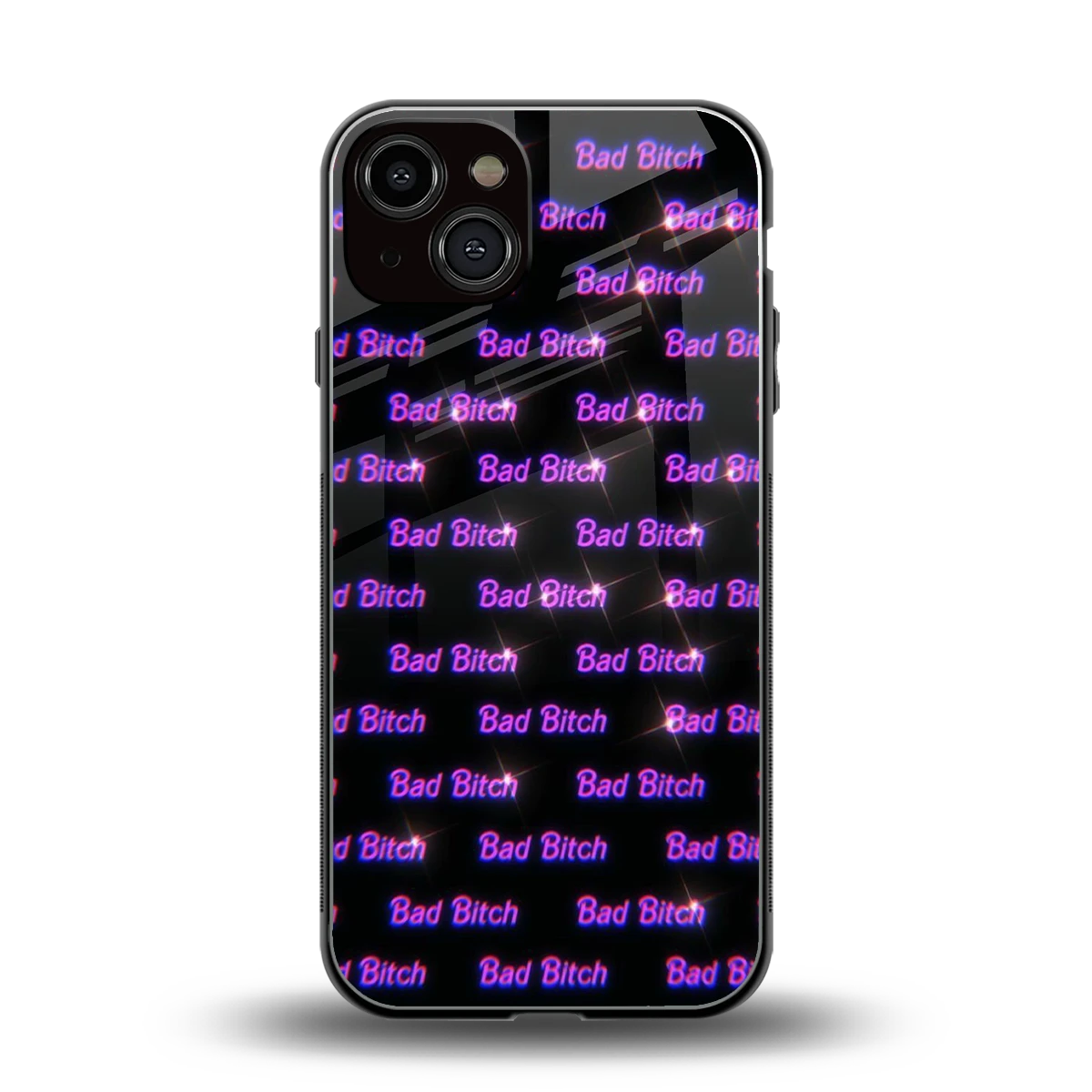 Bad Bitch back phone cover | glass case for iphone 13