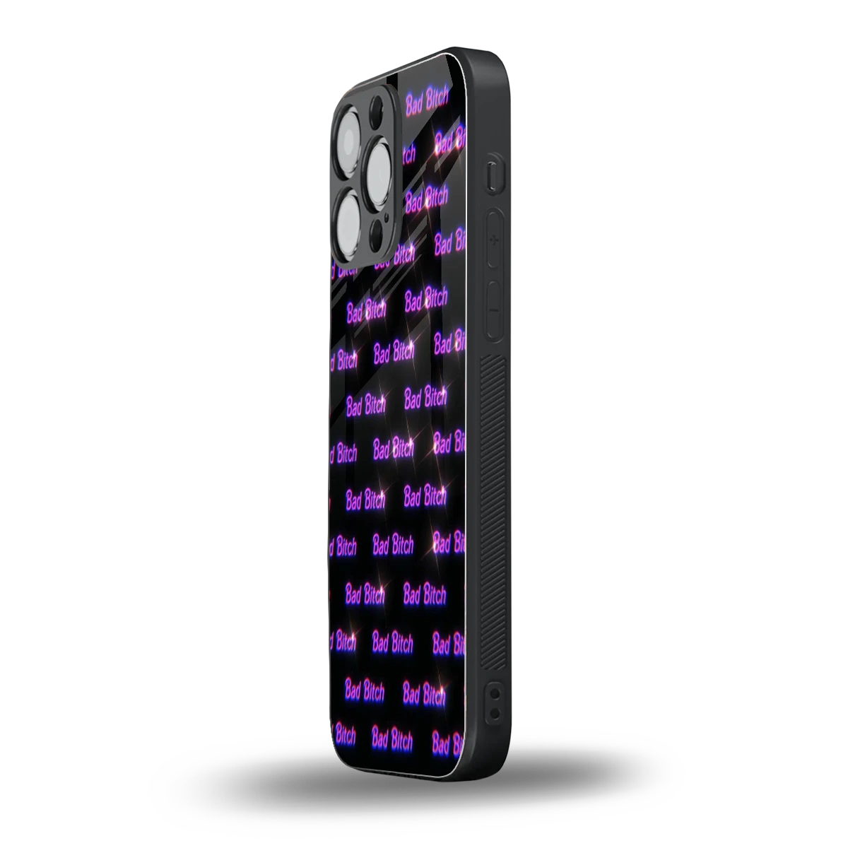 Bad Bitch iphone 15 pro max mobile cover | shockproof glass phone case