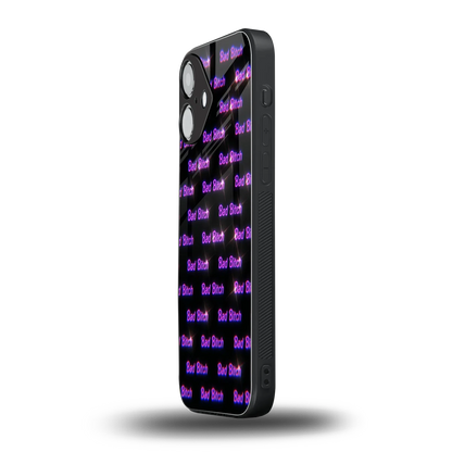 Bad Bitch iPhone 16 mobile cover | shockproof glass phone case
