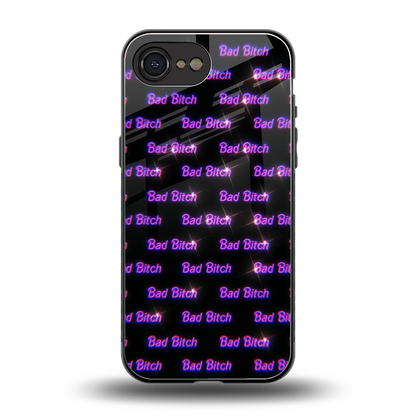 Bad Bitch back phone cover | glass case for iphone 16e