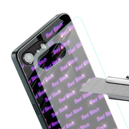 Bad Bitch stylish phone case for iphone 17e | glossy glass and slim fit