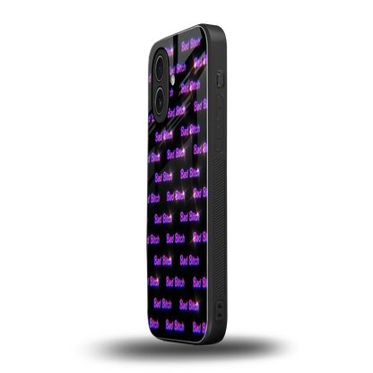 Bad Bitch iphone 17 mobile cover | shockproof glass phone case
