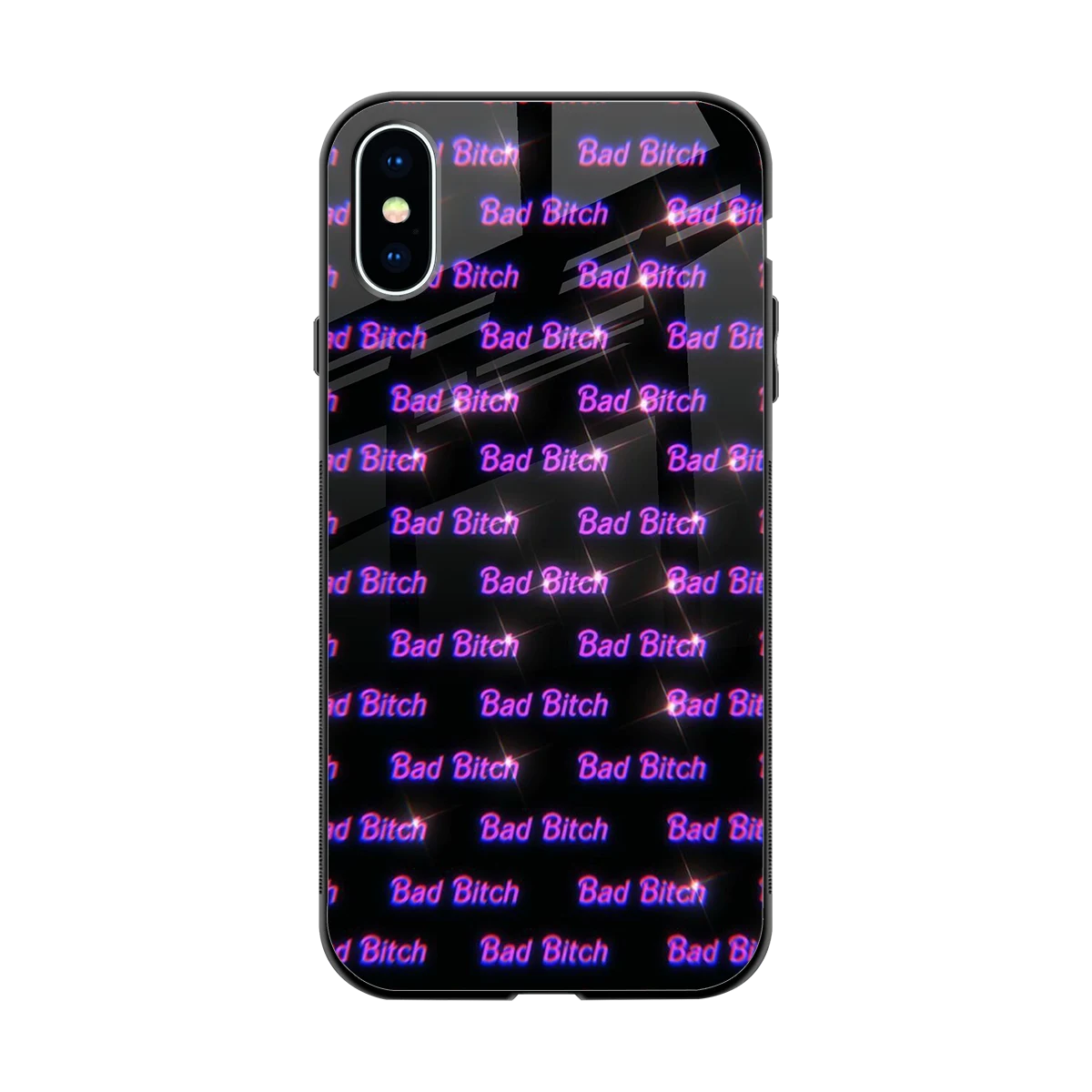 Bad Bitch back phone cover | glass case for iphone x