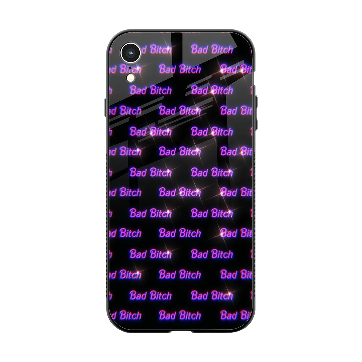 Bad Bitch back phone cover | glass case for iphone xr