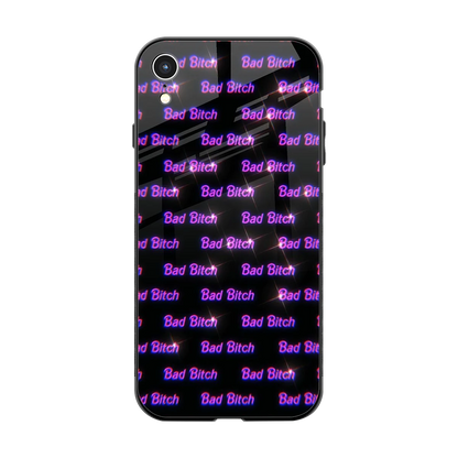 Bad Bitch back phone cover | glass case for iphone xr
