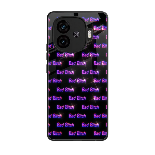 Bad Bitch back phone cover | glass case for iqoo neo 10r 5g