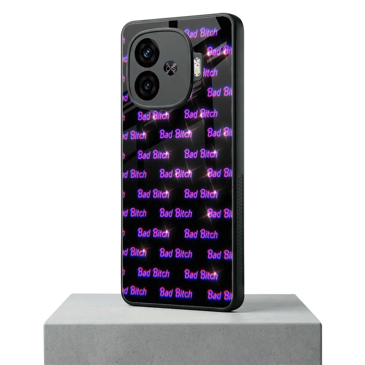 Bad Bitch iqoo neo 10r 5g mobile cover | shockproof glass phone case