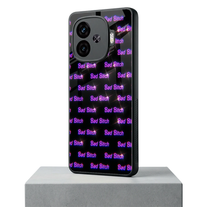 Bad Bitch iqoo neo 10r 5g mobile cover | shockproof glass phone case