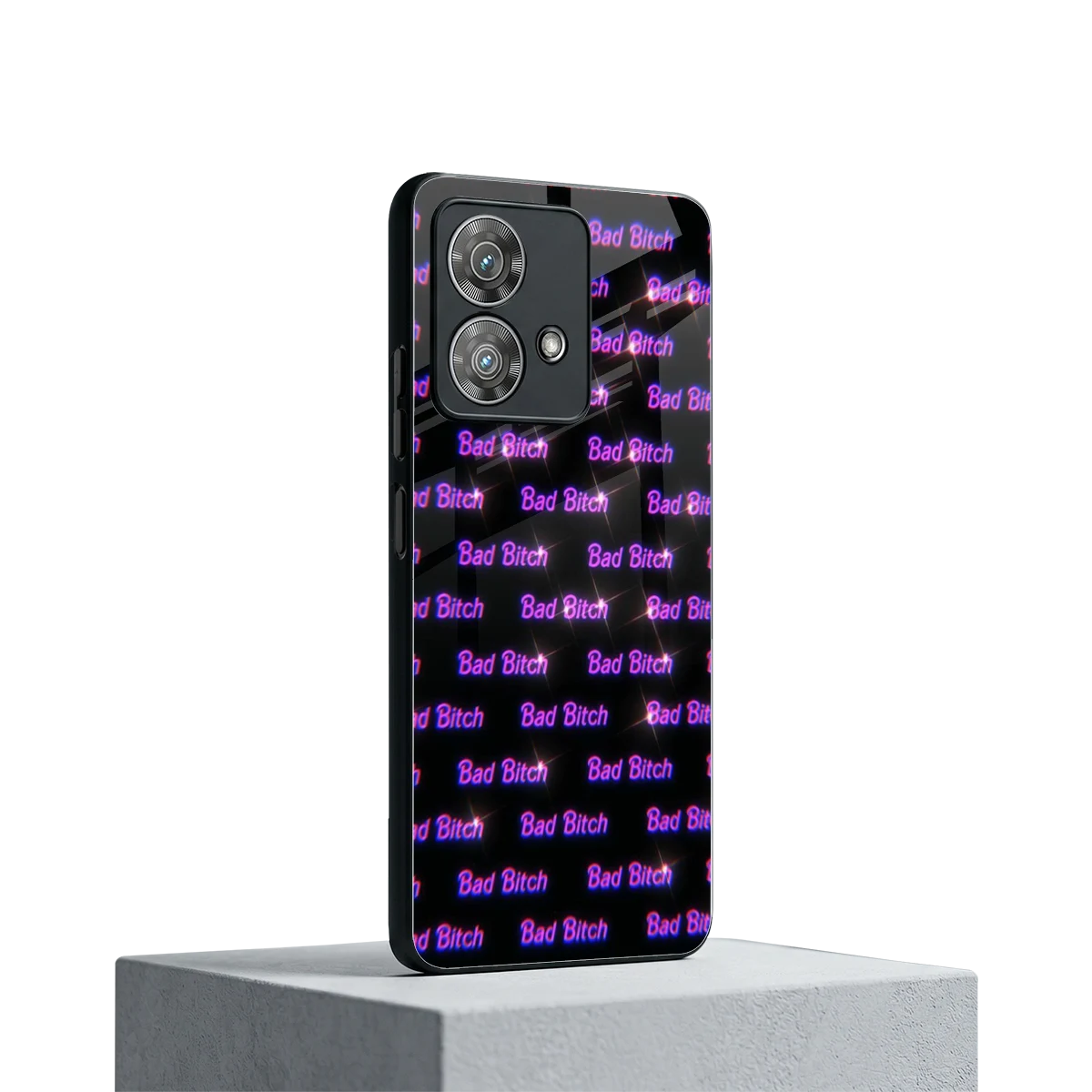 Bad Bitch motorola edge 40 neo 5g mobile cover | shockproof glass phone case