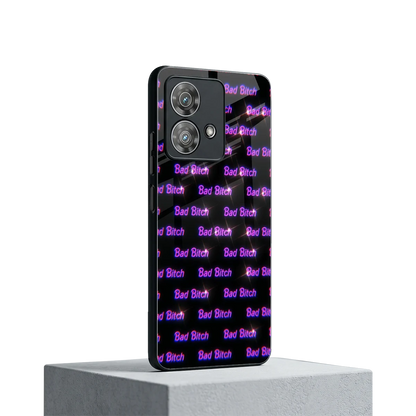 Bad Bitch motorola edge 40 neo 5g mobile cover | shockproof glass phone case
