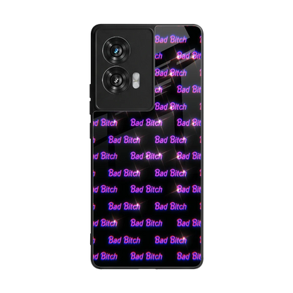 Bad Bitch back phone cover | glass case for motorola edge 50 fusion