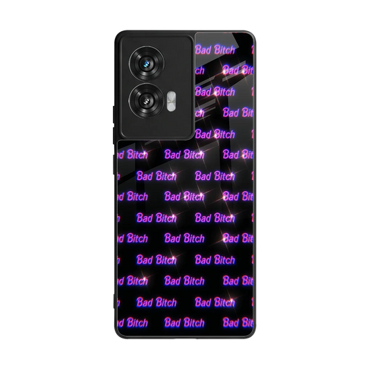 Bad Bitch back phone cover | glass case for motorola edge 50 fusion