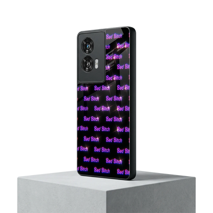 Bad Bitch motorola edge 50 fusion mobile cover | shockproof glass phone case