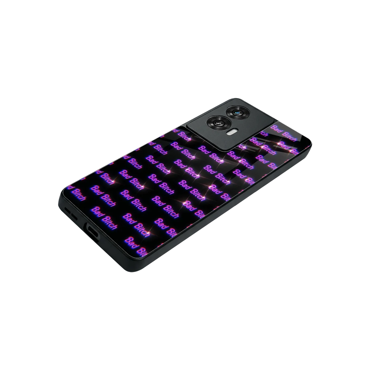 Bad Bitch stylish phone case for motorola edge 50 fusion | glossy glass and slim fit