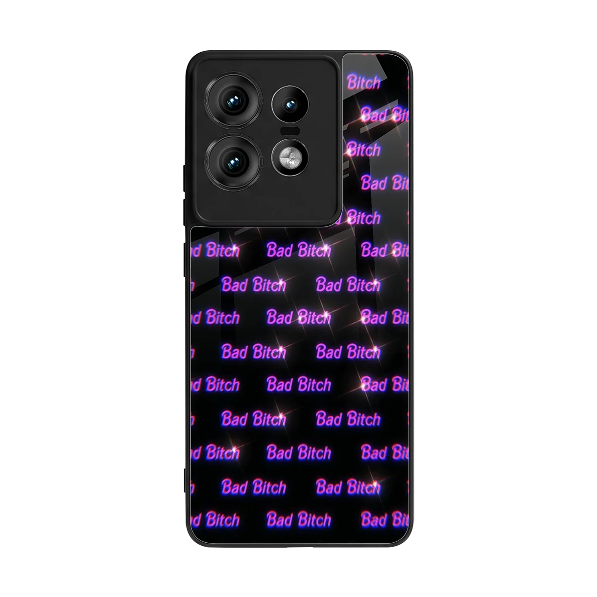 Bad Bitch back phone cover | glass case for motorola edge 50 pro