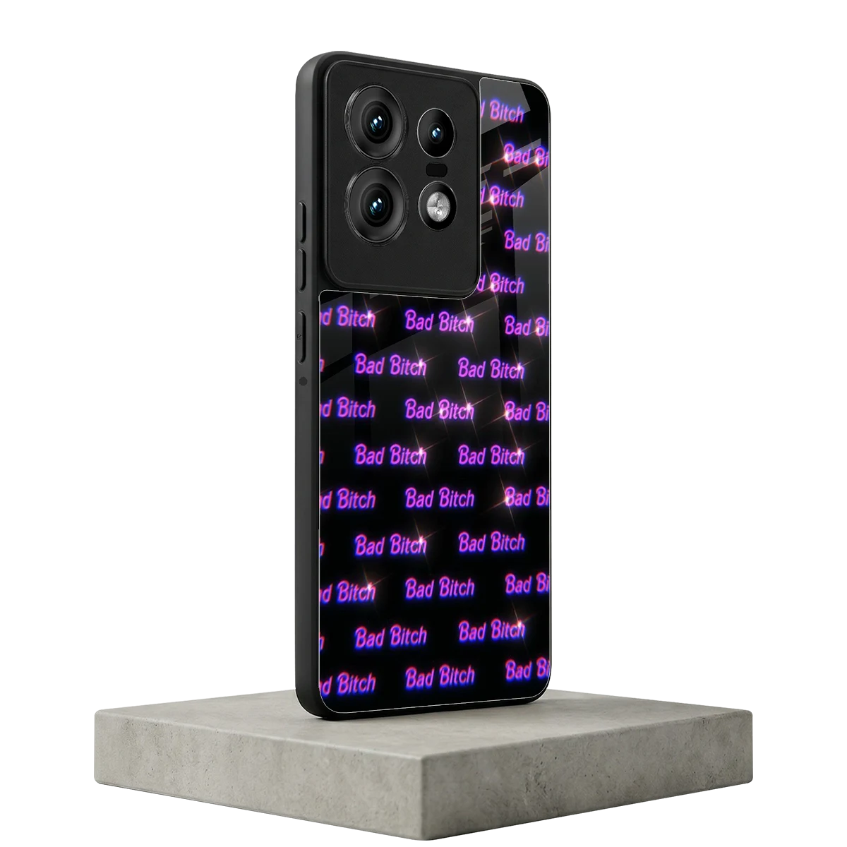 Bad Bitch motorola edge 50 pro mobile cover | shockproof glass phone case