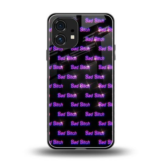 Bad Bitch back phone cover | glass case for nothing phone 1