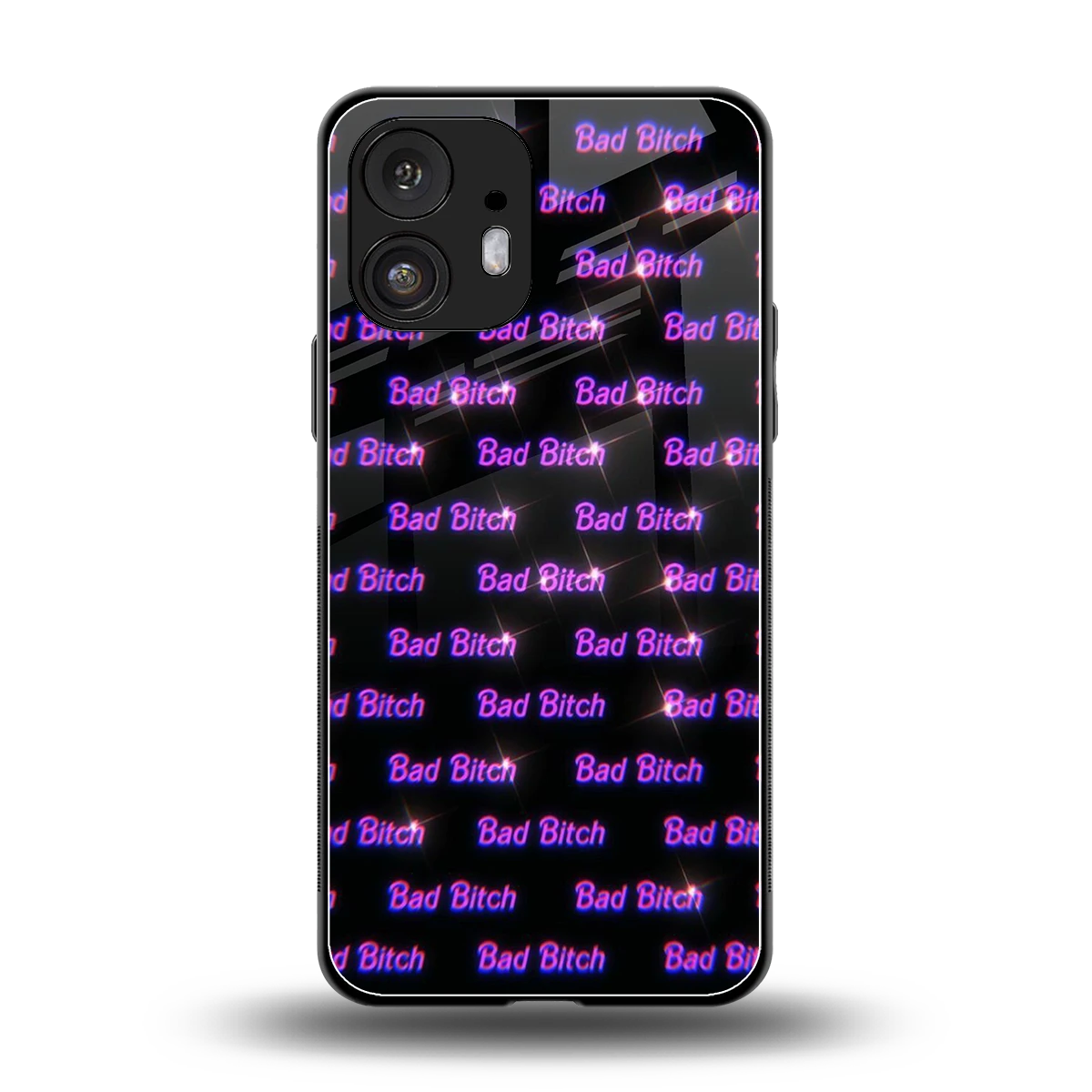 Bad Bitch back phone cover | glass case for nothing phone 2