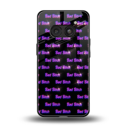 Bad Bitch back phone cover | glass case for nothing phone 2a plus